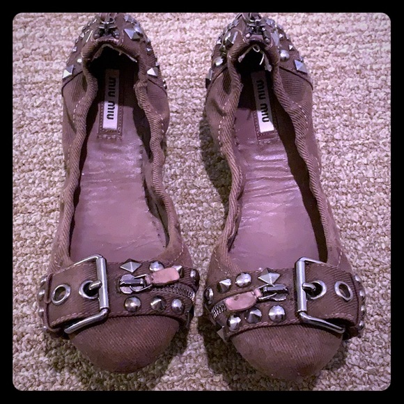 Miu miu flats - Picture 1 of 2